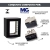 CAIXA SOBREPOR 2 INTERRUPTORES SIMPLES + 1 TOMADA 10A LINHA SLEEK PRETO MARGIRIUS - SOS MATERIAIS