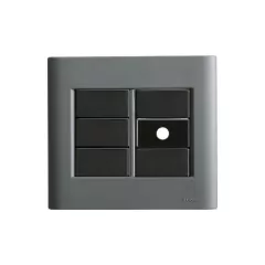 CONJ PLACA 1 FURO 4X4 GIZ TITÂNIO COM GRAFITE TRAMONTINA - comprar online