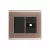 CONJ PLACA 1 FURO 4X4 LIZ OURO VELHO COM GRAFITE TRAMONTINA - comprar online