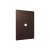 PLACA TAMPA FURO 4X2 RECTA SATIN CHOCOLATE BLUX - comprar online