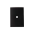 PLACA TAMPA FURO 4X2 COM SUPORTE CLEAN EBONY PRETO FOSCO MARGIRIUS - comprar online