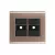 CONJ PLACA 2 FURO 4X4 LIZ OURO VELHO COM GRAFITE TRAMONTINA - comprar online