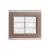 CONJ PLACA 2 FUROS 4X4 LIZ OURO VELHO COM BRANCO TRAMONTINA - comprar online