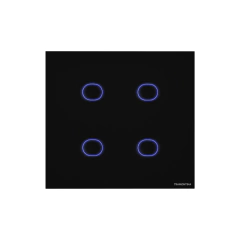 INTERRUPTOR 4 TECLAS ONNE SMART TRAMONTINA BIVOLT 10A PRETO