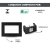 CONJ MÓVEIS 1 TOMADA RJ11 2 FIOS RECTA SATIN BLACK BLUX na internet