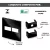 PLACA 1 FURO 4X4 RECTA GLOSS BLACK BLUX na internet