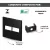 PLACA 2 FUROS 4X4 RECTA SATIN BLACK BLUX na internet