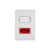 CONJ 1 INTERRUPTOR SIMPLES + 1 TOMADA VERMELHA 20A LIZ BRANCA TRAMONTINA - comprar online