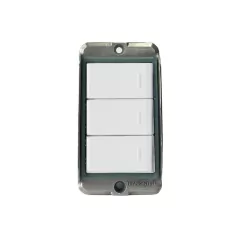 TAMPA CONDULETE 3/4 TIPO X COM 3 INTERRUPTORES SIMPLES LIZ BRANCA TRAMONTINA - comprar online