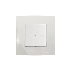 CONJ DE EMBUTIR MÓVEIS 2 INTERRUPTORES PARALELO LINHA SLEEK MARGIRIUS - comprar online