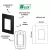 CONJ 3 TOMADAS 20A VERMELHA RECTA SATIN BLACK BLUX 4X2 - SOS MATERIAIS