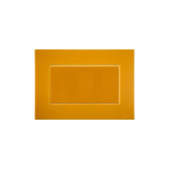 CONJ MÓVEIS PLACA CEGA 1 POSTO RECTA SATIN MOSTARDA BLUX - comprar online