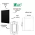 PLACA RECTA SATIN 4X2 CEGA BLACK BLUX na internet