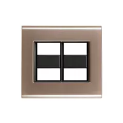 PLACA 4X4 DE 4 POSTOS LIZ OURO VELHO COM GRAFITE TRAMONTINA - comprar online
