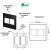 CONJ 4 INTERRUPTORES PARALELO RECTA SATIN BLACK BLUX 4X4 - SOS MATERIAIS