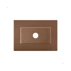 CONJ MÓVEIS PLACA 1 FURO RECTA SATIN CORTEN BLUX - comprar online