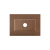 CONJ MÓVEIS PLACA 1 FURO RECTA SATIN CORTEN BLUX - comprar online
