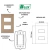 CONJ 1 TOMADA 10A + 1 TOMADA 20A VERMELHA RECTA SATIN FENDI BLUX 4X2 - loja online