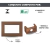 CONJ MÓVEIS PLACA 1 FURO RECTA SATIN CORTEN BLUX na internet