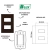 CONJ 1 INTERRUPTOR PARALELO + 1 TOMADA 10A RECTA SATIN CHOCOLATE BLUX 4X2 - loja online