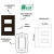 CONJ 1 INTERRUPTOR SIMPLES + 1 TOMADA 20A RECTA SATIN CHOCOLATE BLUX 4X2 - loja online