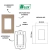 CONJ 2 INTERRUPTORES PARALELO + 1 TOMADA 10A RECTA SATIN FENDI BLUX 4X2 - loja online