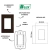 CONJ 1 INTERRUPTOR PARALELO + 2 TOMADAS 20A RECTA SATIN CHOCOLATE BLUX 4X2 - loja online