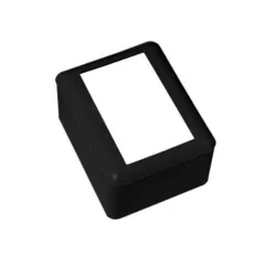 CAIXA DE SOBREPOR 3 POSTOS PRETO OVERLAP BLUX - comprar online