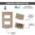 CONJ 1 INTERRUPTOR SIMPLES + 1 TOMADA 20A RECTA SATIN FENDI BLUX 4X2 na internet
