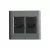 CONJ 2 TOMADAS 20A 4X4 GIZ TITÂNIO COM GRAFITE TRAMONTINA - comprar online