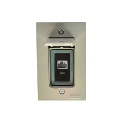 CONJUNTO PISO 4X2 1 TOMADA RJ11 LIZ GRAFITE TRAMONTINA - comprar online