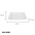 PAINEL LED KAIS QUADRADO RECUADO DE EMBUTIR 36W 3000K BRANCO - SOS MATERIAIS