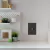 PLACA 1 POSTO HORIZONTAL RECTA SATIN 4X2 BLACK BLUX - SOS MATERIAIS