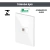 CONJ 1 TOMADA RJ45 cat 6 RECTA GLOSS BRANCA BLUX 4X2 - comprar online