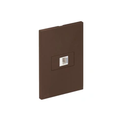 CONJ 1 TOMADA INTERNET RJ45 RECTA SATIN CHOCOLATE BLUX 4X2
