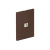 CONJ 1 TOMADA INTERNET RJ45 RECTA SATIN CHOCOLATE BLUX 4X2