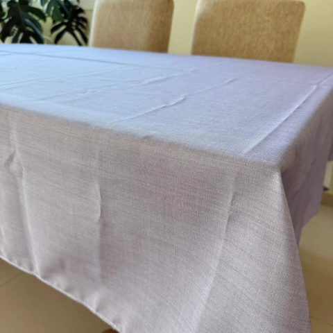 GRIS LISO: MANTEL GABARDINA ACRILICA ANTI MANCHAS (2,50 X 1,50) - comprar online