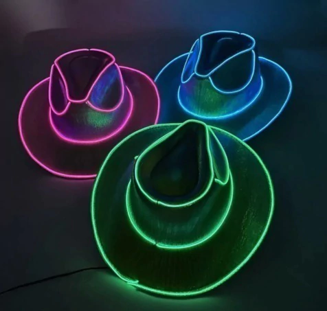 SOMBRERO LASER TIRA LED Fucsia - comprar online