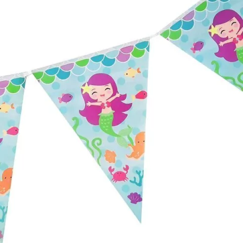 Banderin Triangular Sirena - comprar online