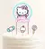Cake Topper Hello Kitty Aqua - comprar online