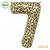 Globo Numero 80cm Leopardo 7 - comprar online