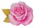 Plato Flor Rosa - comprar online