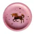 Plato Unicornio rosa con stamping x8u - comprar online