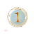 Plato UNO Celeste Chico x10 - comprar online
