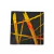 Servilleta Metalizada Lineas x20 NEGRO CON DORADO - comprar online
