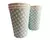 Vaso Polipapel Cuadrille Celeste x10 - comprar online