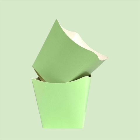 Pochoclera LR baja x 10 Verde pastel - comprar online