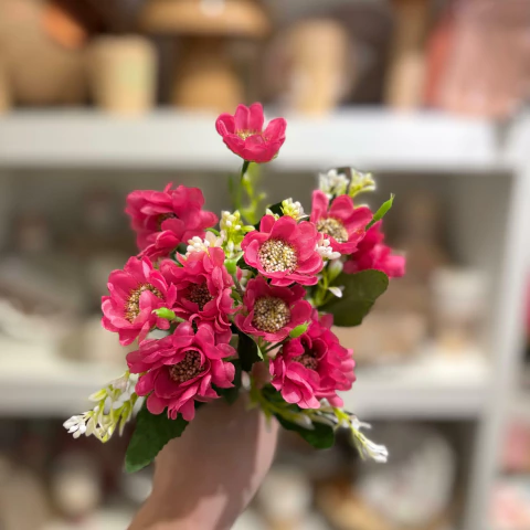 Ramo Flores F22 Margaritas FUCSIA - comprar online