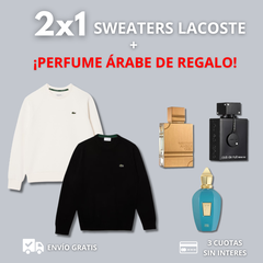 2x1 Sweaters Lacoste + ¡Perfume árabe a elección de regalo! - comprar online