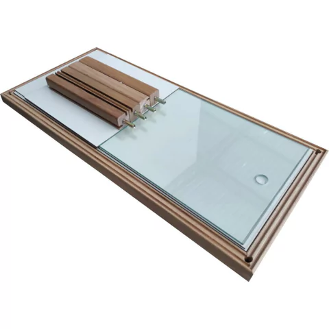 Complemento p/ Expositor 70cm Larg. x 31cm Prof. Lateral Madeira